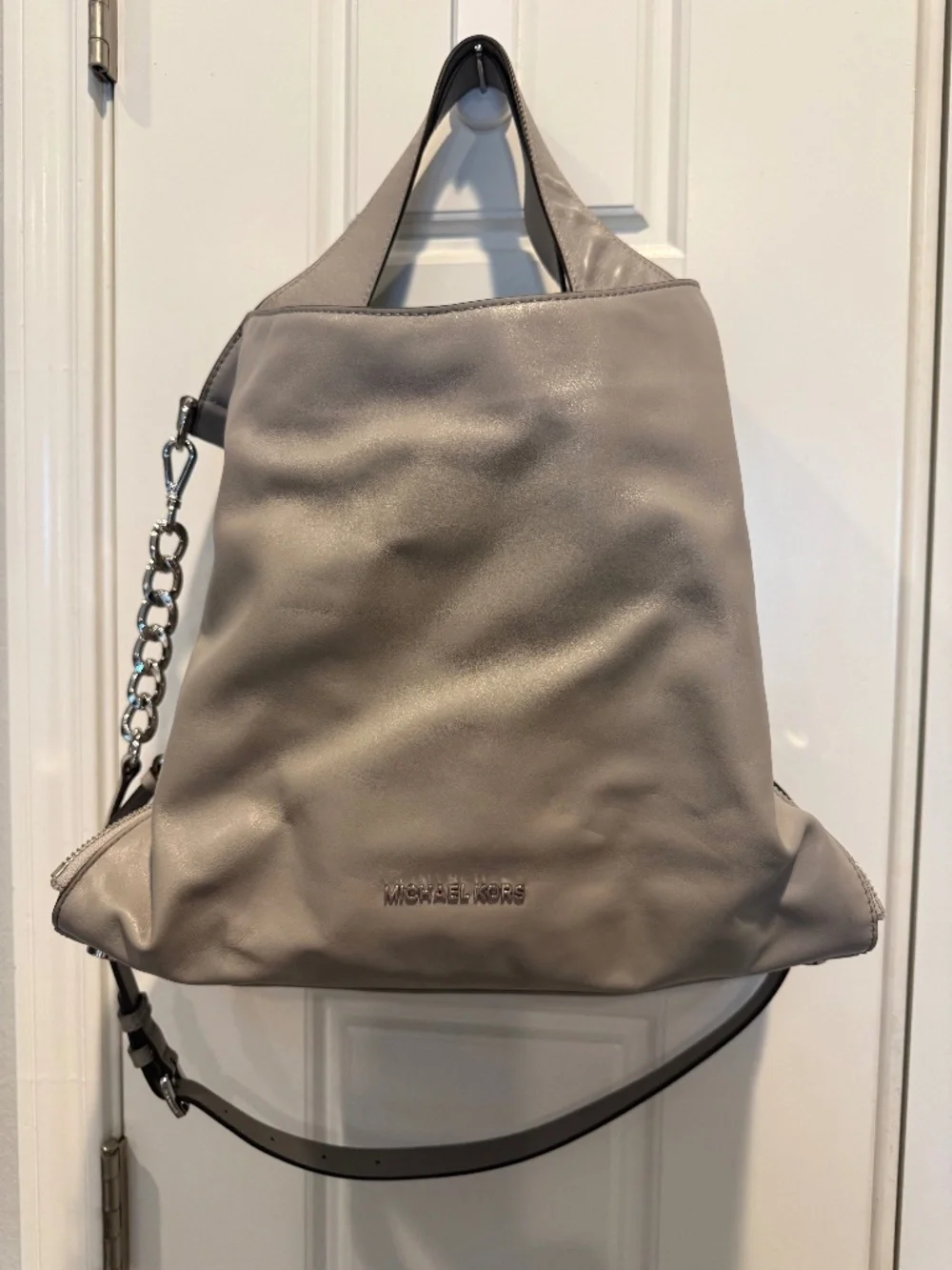 NOT FOR SALE!!!Michael Kors Gray Shoulder/Crossbody Bag